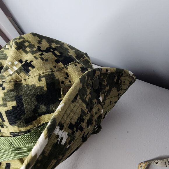 Camo Bucket Hat Cap Sun Vented - Picture 4 of 6